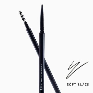 Lithe Nanofil Brow Pencil: Soft Black, New